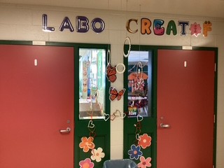 Nouveau LABO CRÉATIF à notre l'école!!