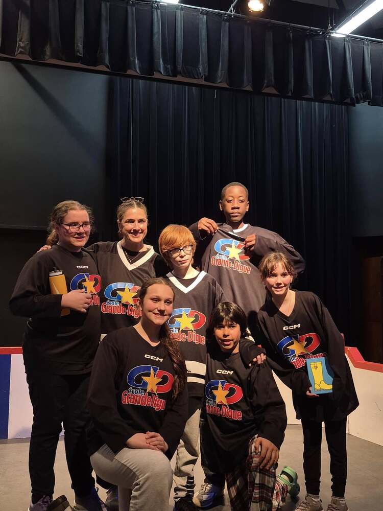 L'équipe d'impro 2e au tournoi La bottine de Bronze